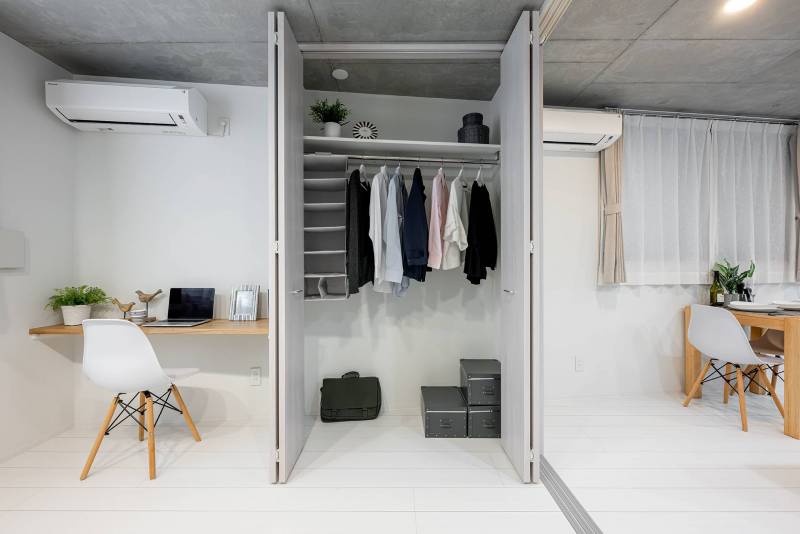 収納力たっぷりのクローゼットですね‼️