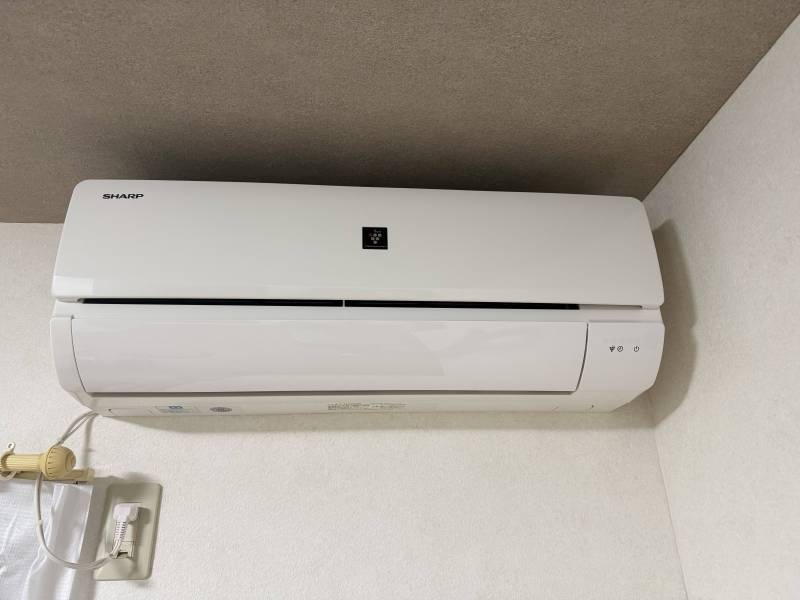 エアコン完備　清掃済！