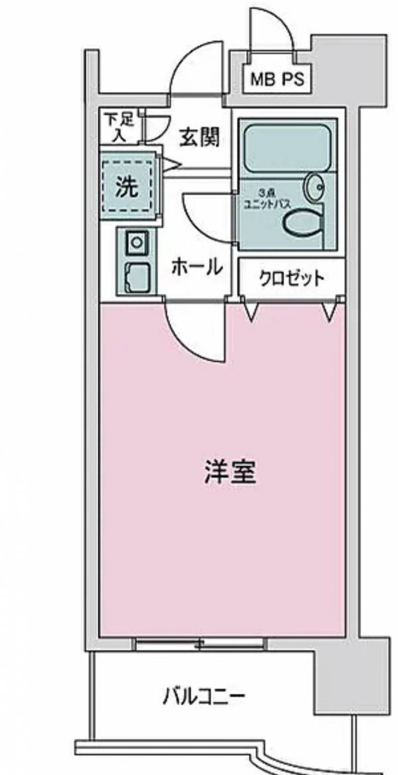 １Ｋの間取りです。