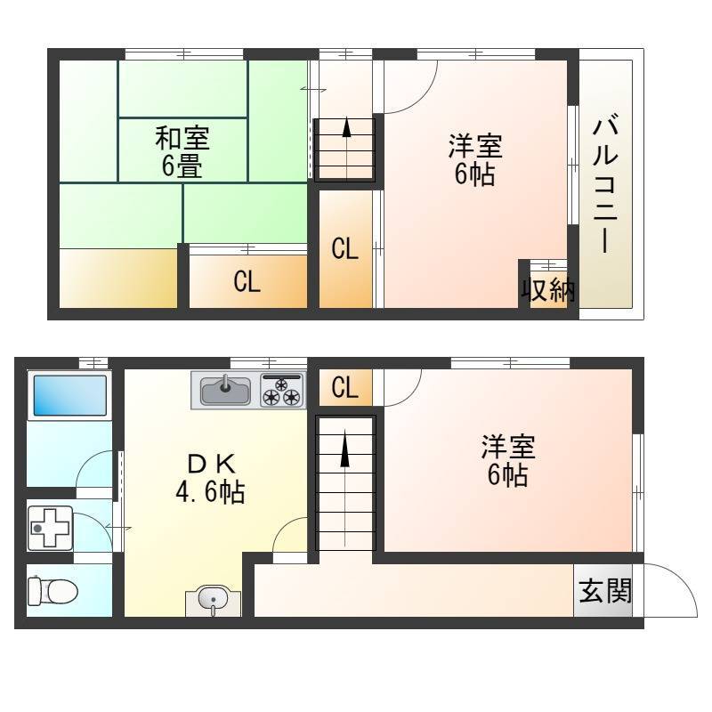 豊浦町貸家 の賃貸物件情報（大阪府東大阪市）[賃貸物件ID：65860]【全物件仲介手数料無料】｜賃貸物件の初期費用を比較するならウチコミ！