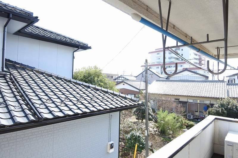 ベランダからの眺めです！