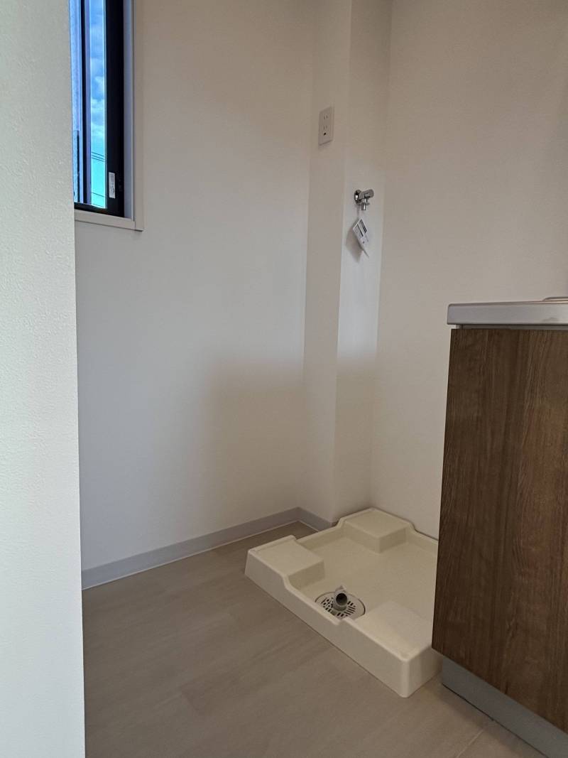 室内洗濯機置き場♪