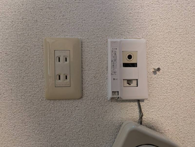 WI-FIルータは大家が準備。