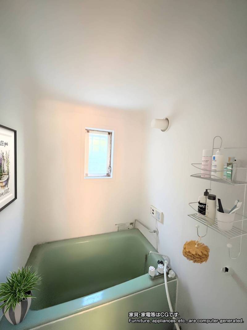 明るいお風呂です！