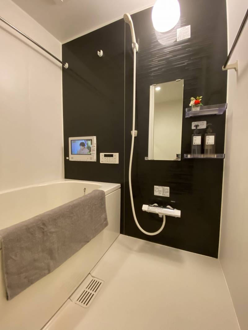 TV付の浴室で1日の疲れもリフレッシュ！