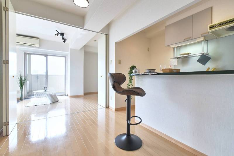 白を基調としたお部屋