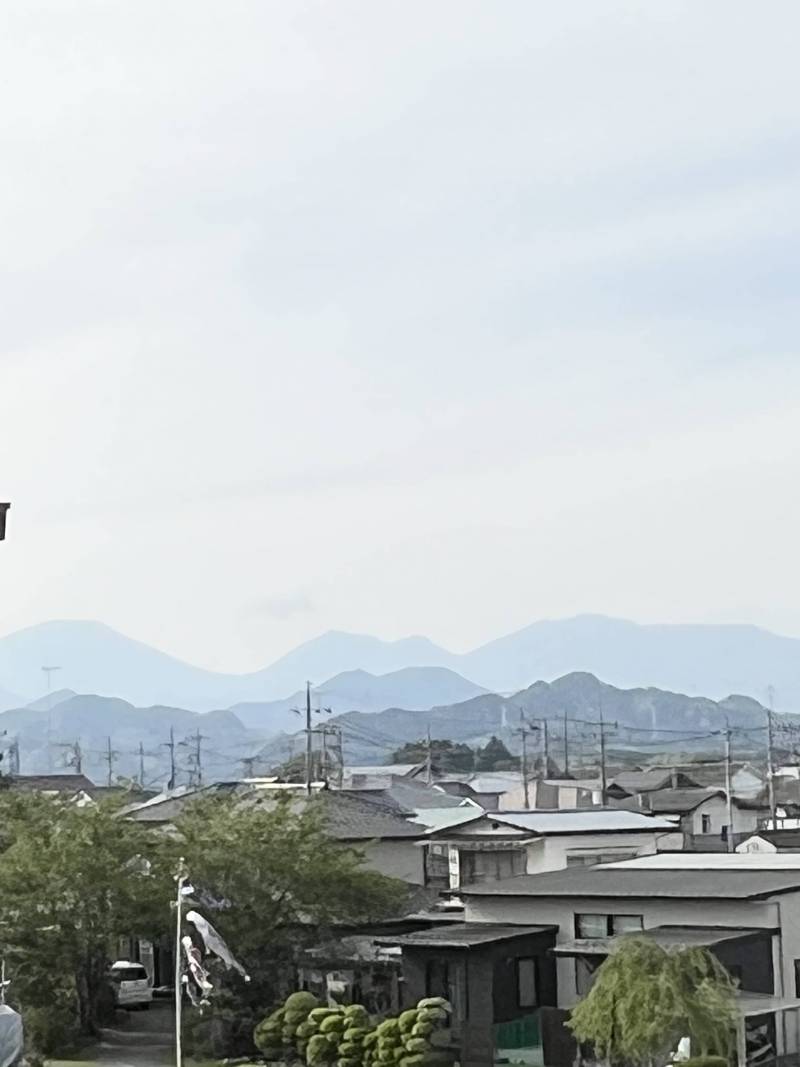 男体山が見えます。