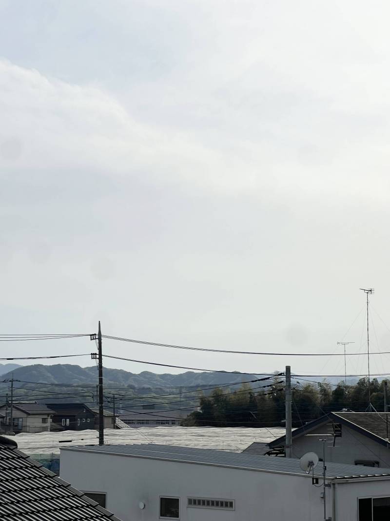 南側のベランダからの景色