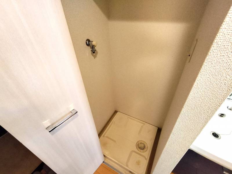 洗濯機置場です。