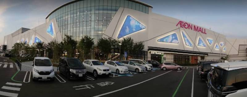 イオンモール利府まで車ですぐです