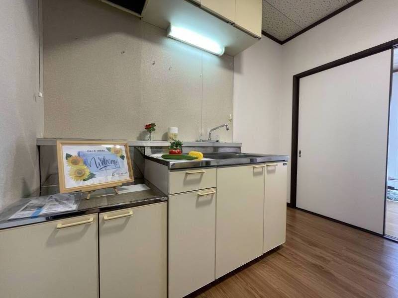 意外と広く、ちゃんと作れるキッチンです