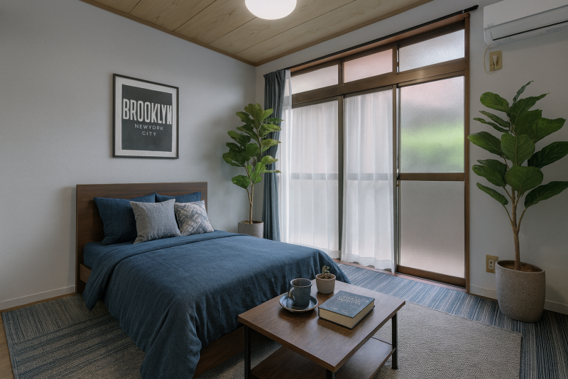 男性インテリアのイメージ写真（AI使用）