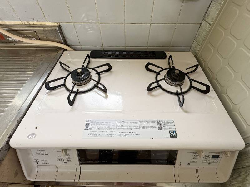 グリル付きガスコンロ
お魚料理もあっという間です