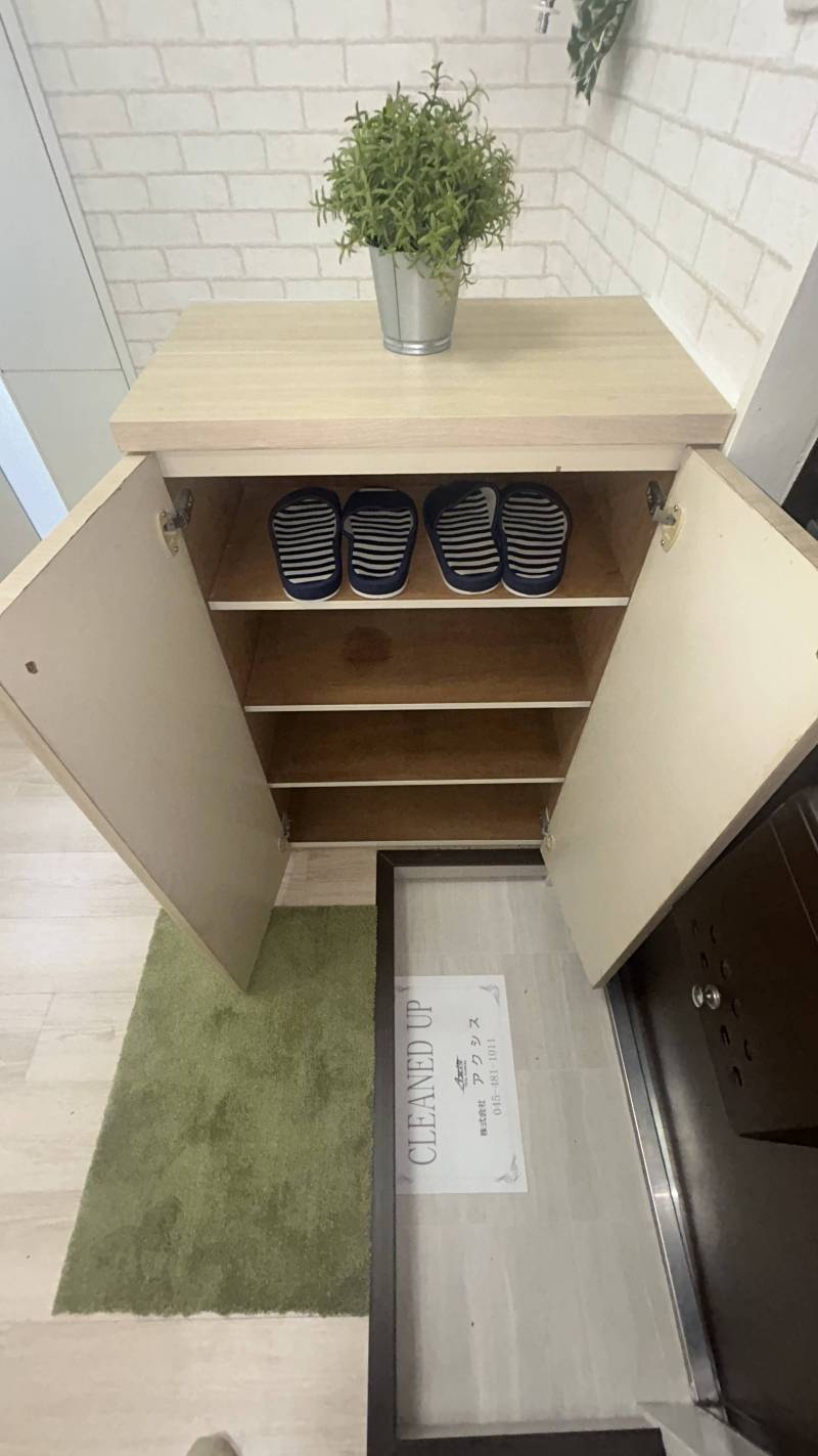 下駄箱も収納量充分です