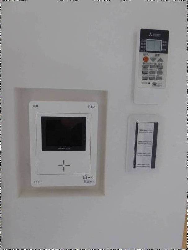 【カラーモニター付きインターホン】