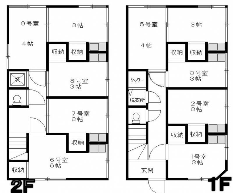 建物の見取り図