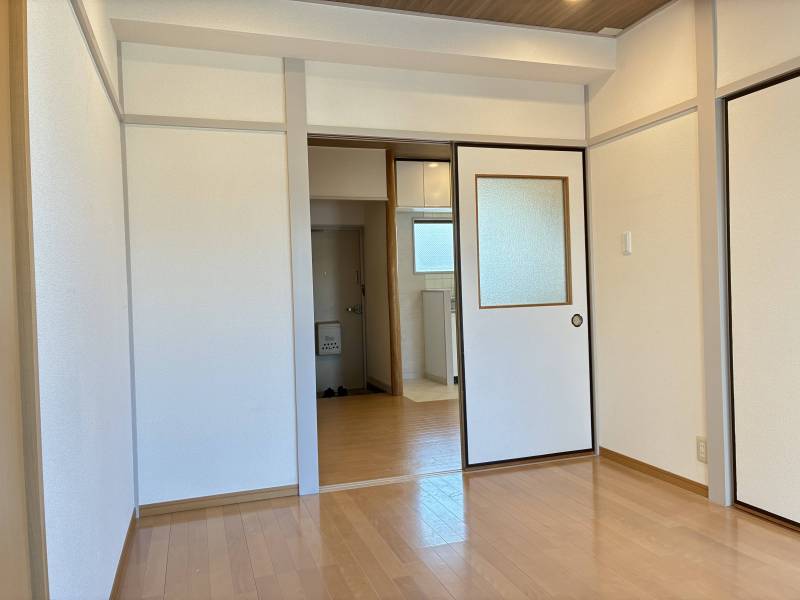 どの部屋にも出入りができる便利な間取り