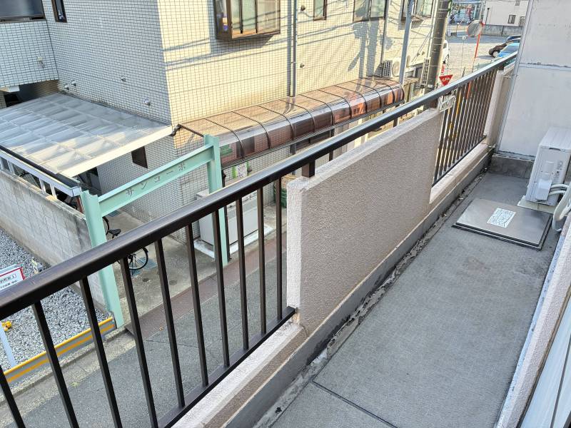 ベランダもあって洗濯も干しやすい
