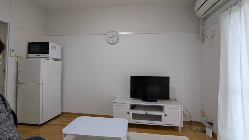 家具家電付き　オプションアリ
手ぶらで入居可能