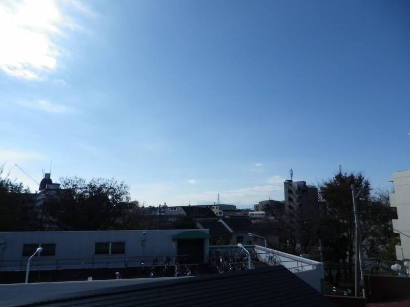 南バルコニーからの眺望バッチリ