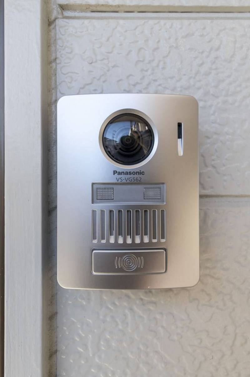 セキュリティ強化！モニター付きインターフォン！