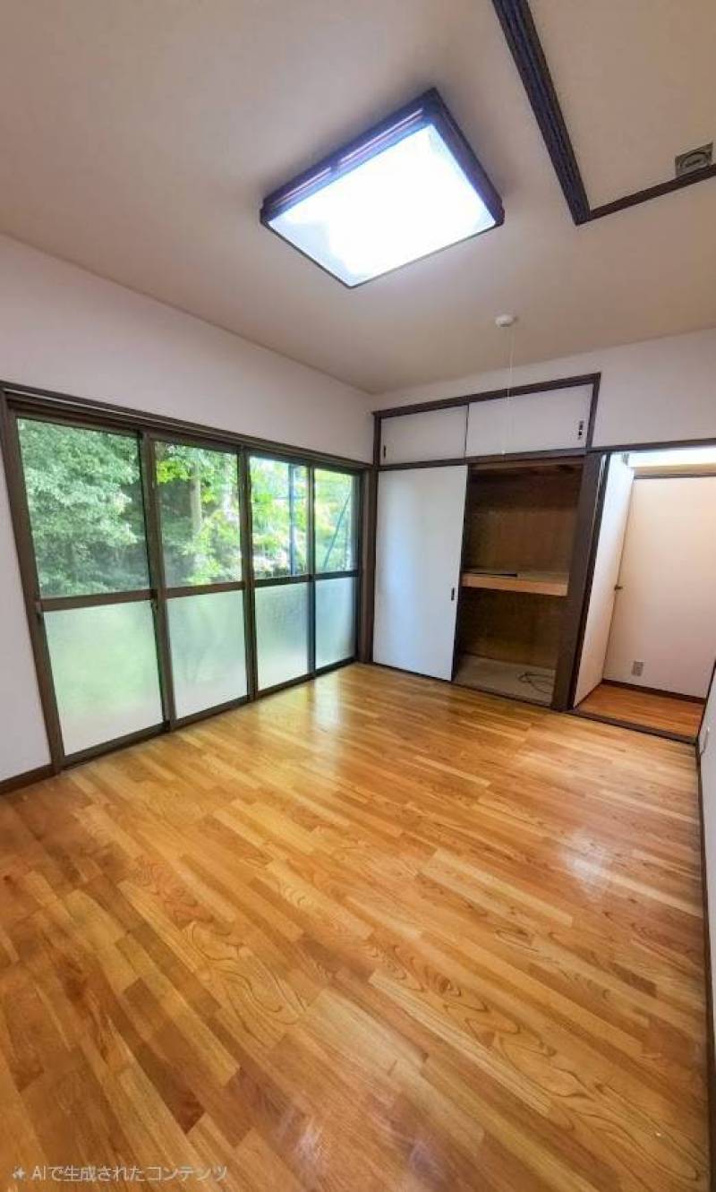 2階洋室。窓からの景色が綺麗です。