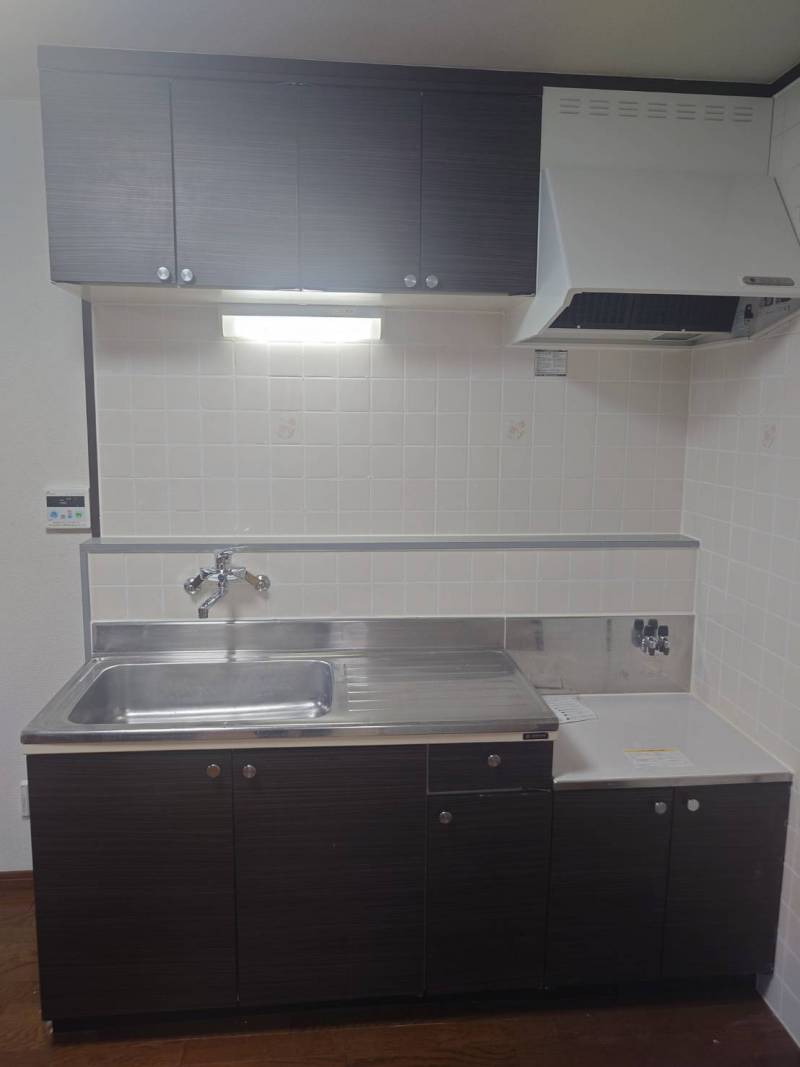 清潔で使いやすいキッチン。シングルレバーです。