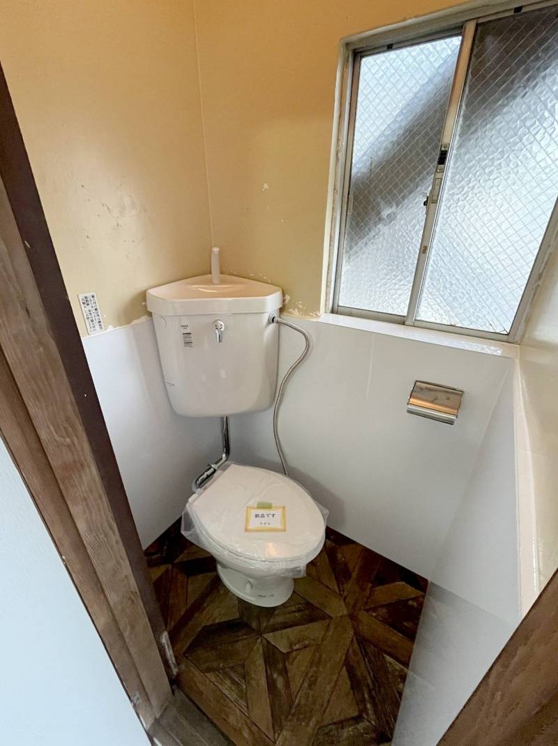 トイレも新品です