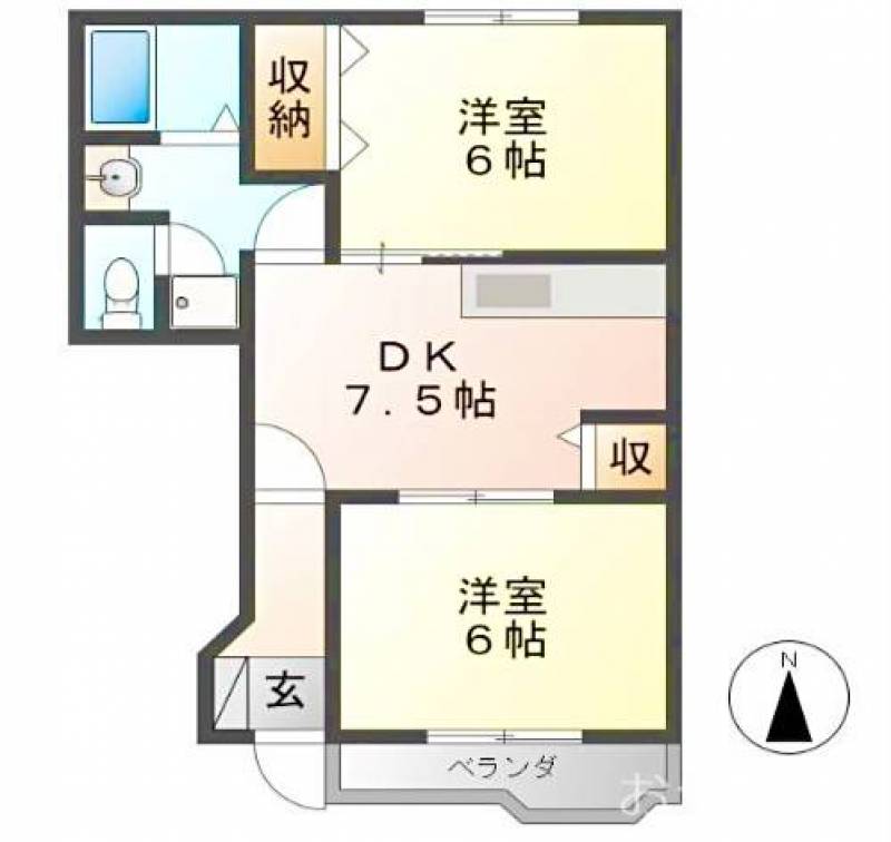 ゆったり２ＬＤＫ