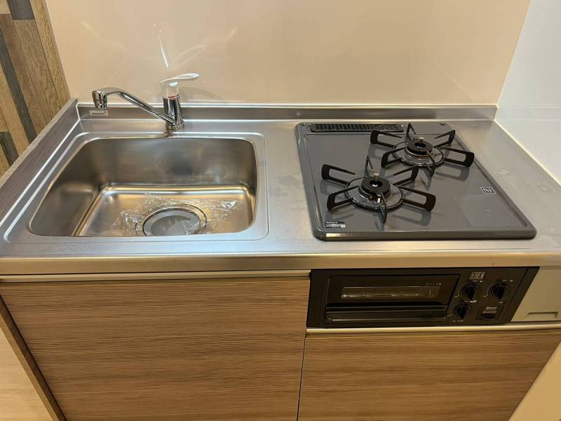 キッチン。コンロ2つは嬉しい！