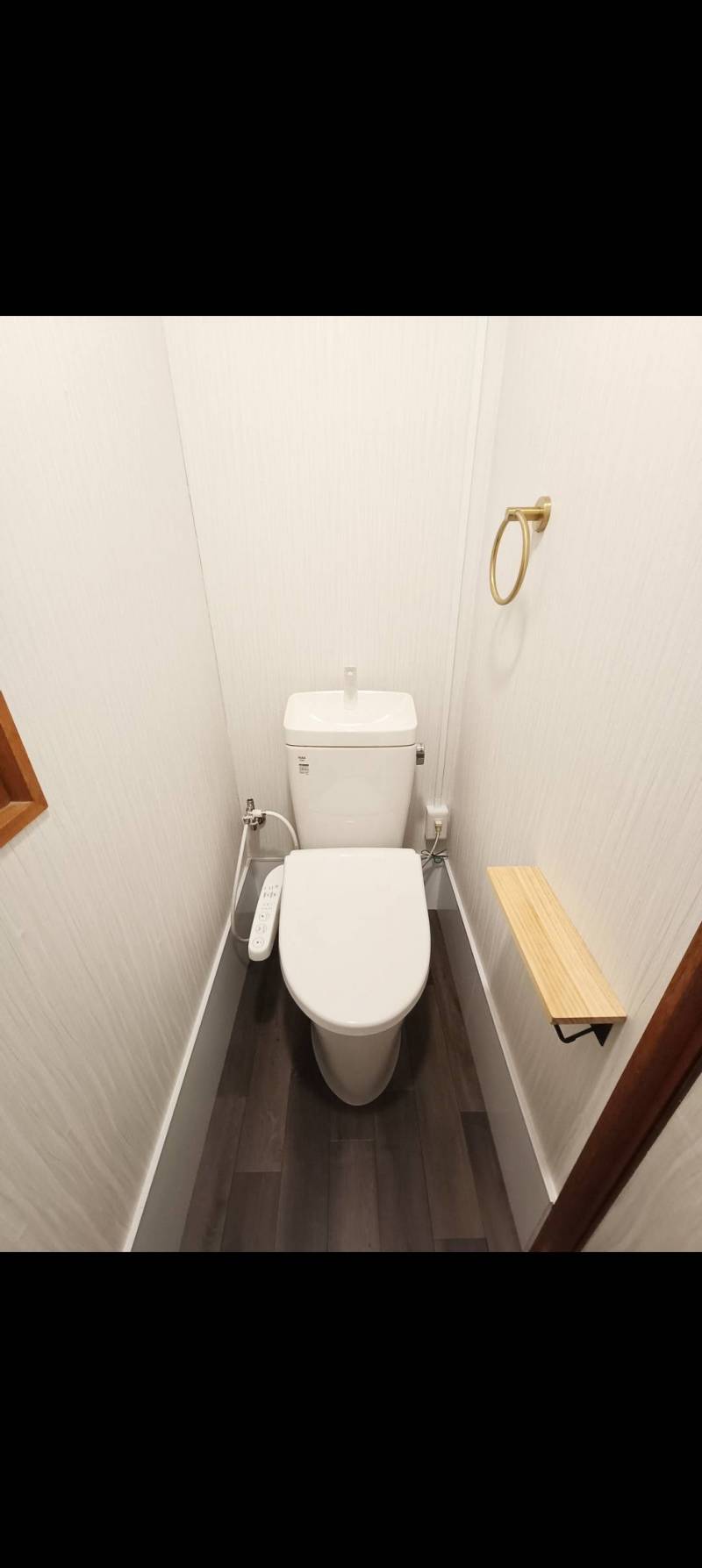 トイレ本体、温水洗浄便座共に新調(*^^*)ピカピカです♪