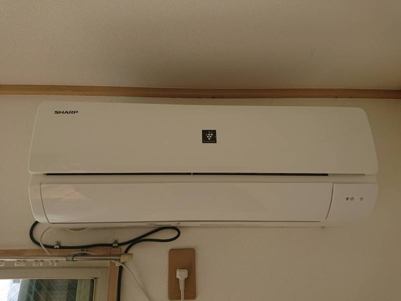 洋室にエアコン有り〇