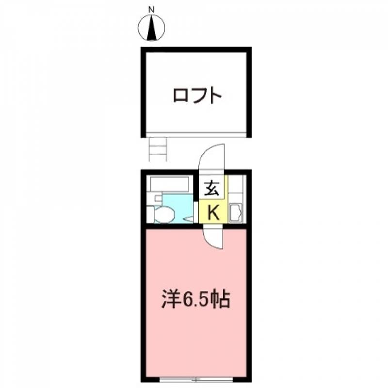 ロフト付きなのでワンルームですがゆったり
