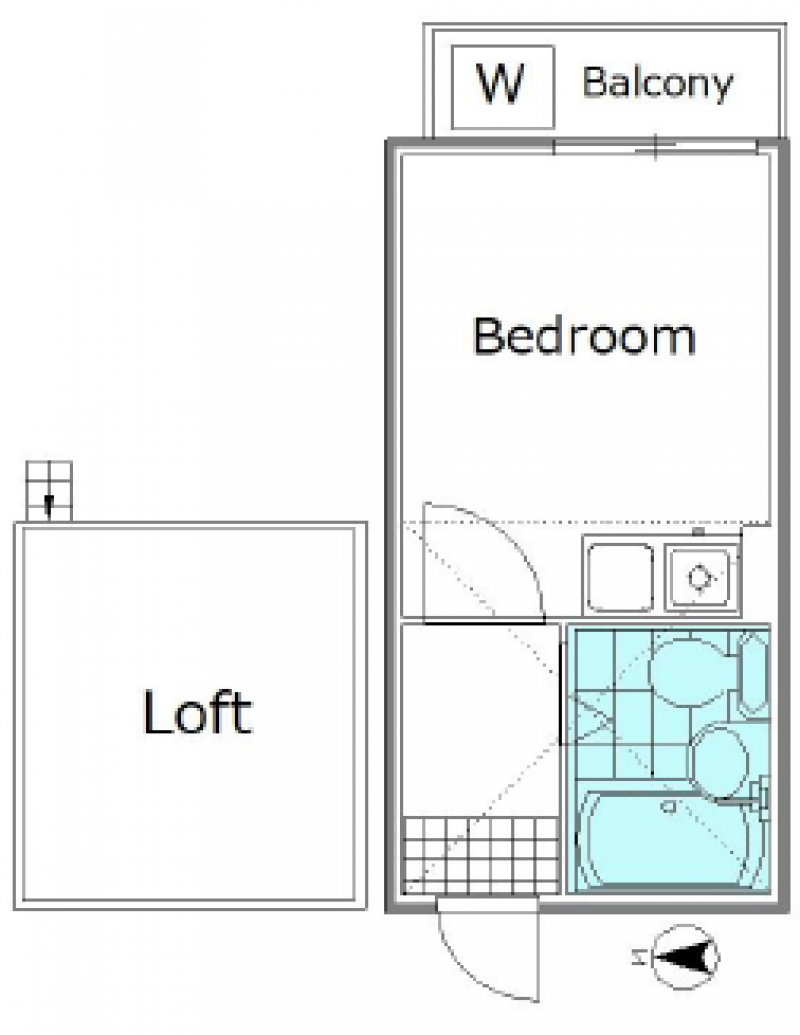 1k 大きなロフトつき♪