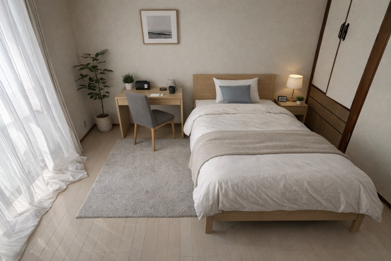 家具配置イメージです。モデルルームですが進呈可。