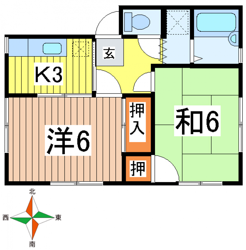 南向きで３面採光、明るいです！