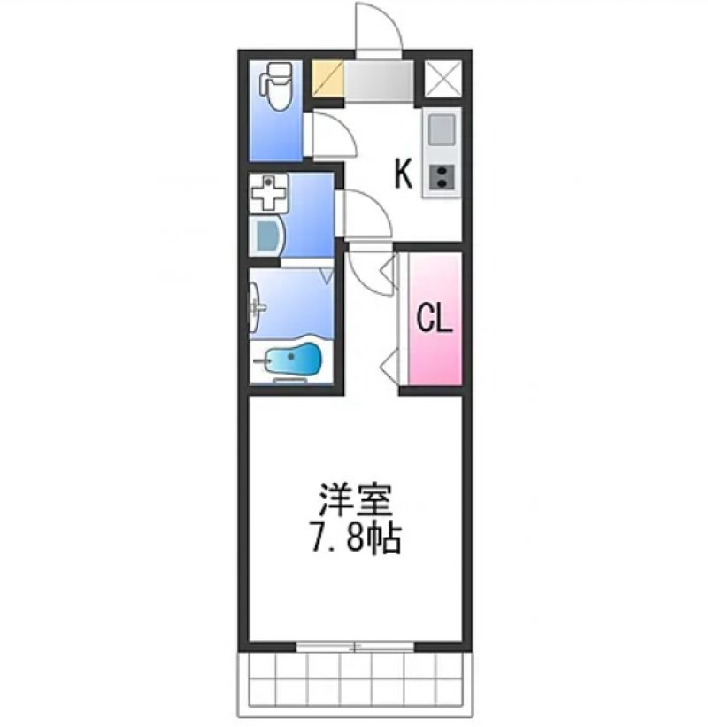 お部屋の出入りがスムーズです