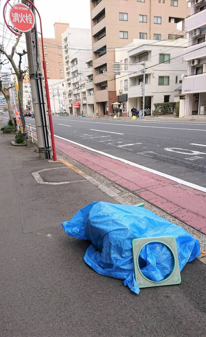 ゴミは、広島市の収集日にお願いします