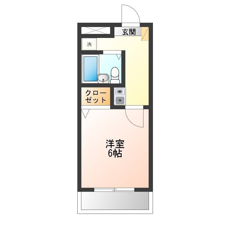 玄関から居室まで廊下があり、来訪者が来た時に室内見えにくい！