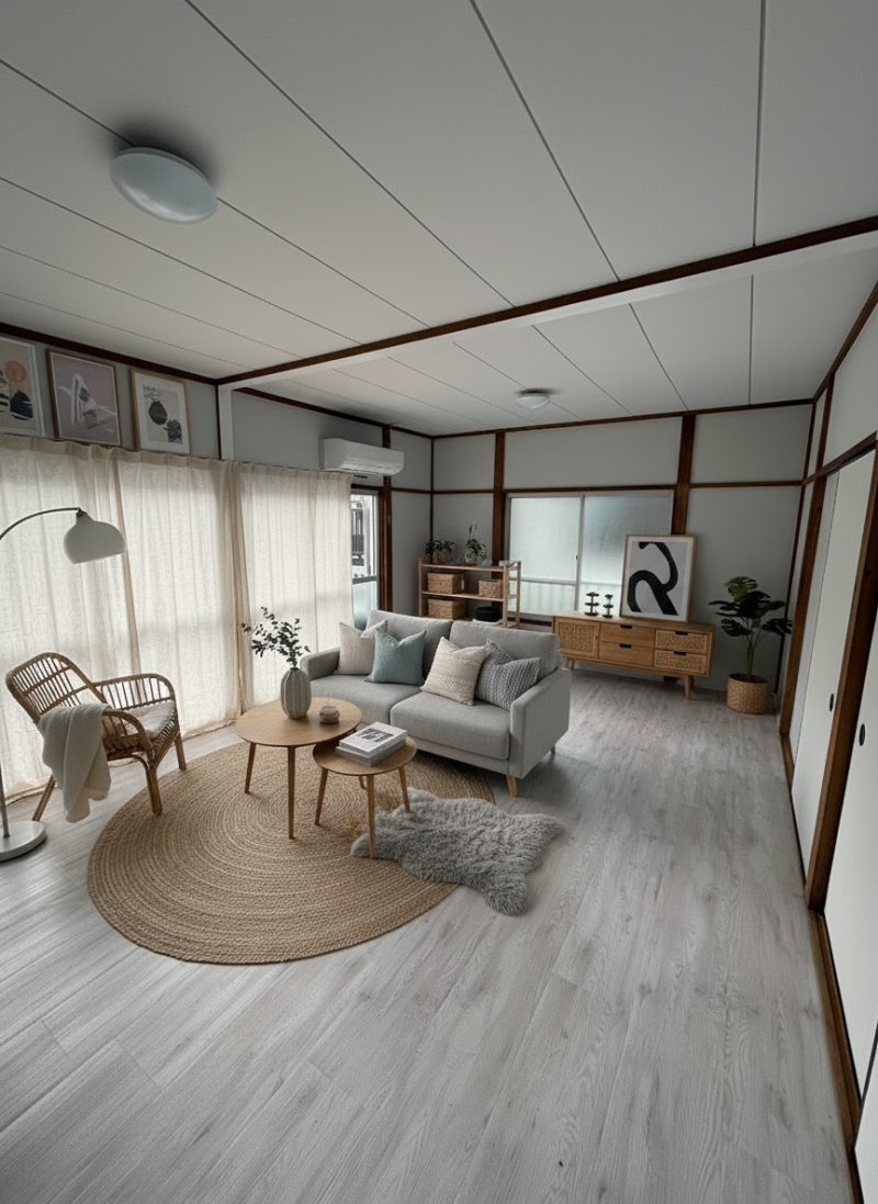 リビングの使用イメージです！新居のワクワク感が広がりますね！