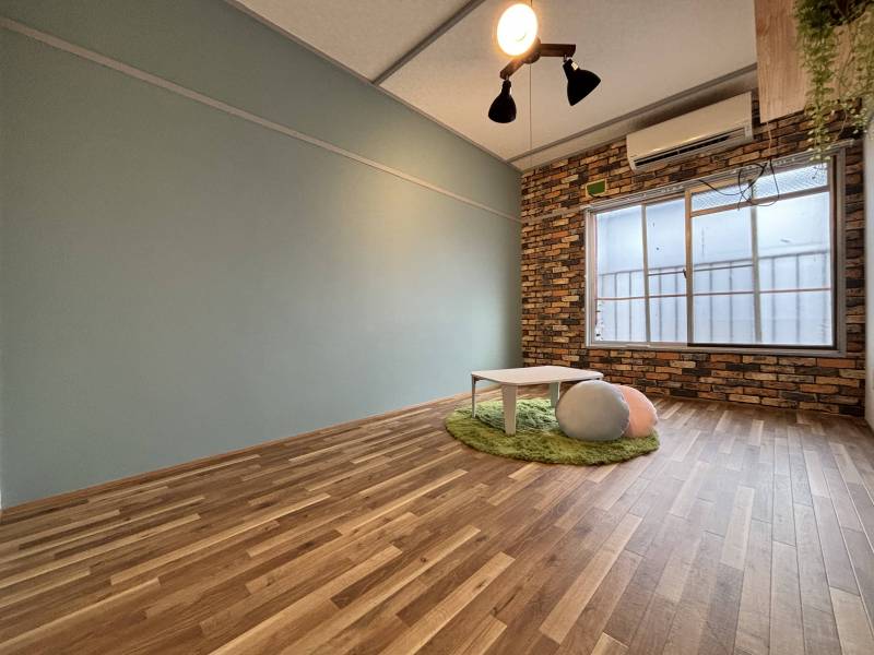 ブルックリンを感じさせる内装に