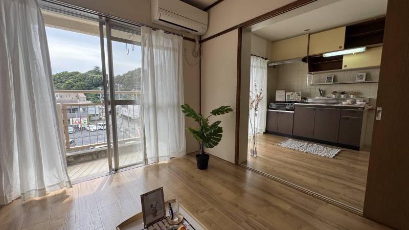 南向きの明るい部屋！