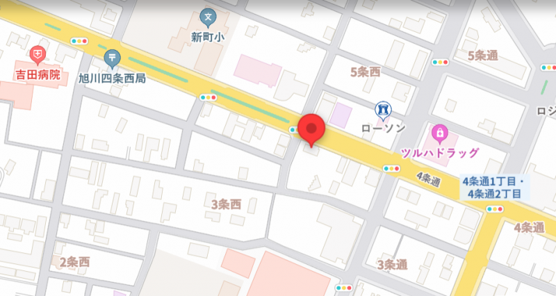 物件周辺地図　コンビニもバス停も近くて便利です