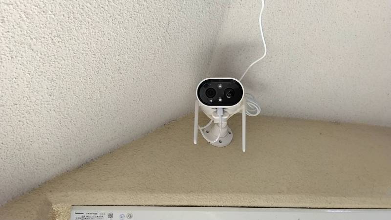 録画機能付き防犯カメラ