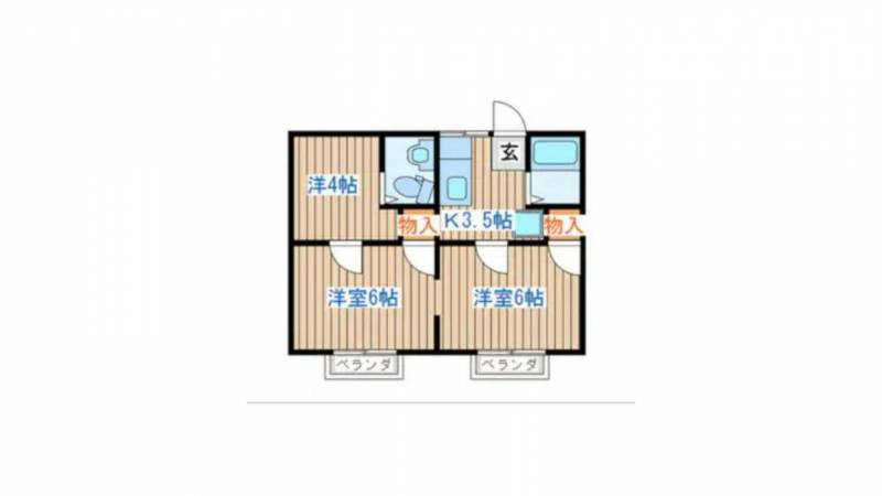 ファミリー、単身者でも広々３DK！