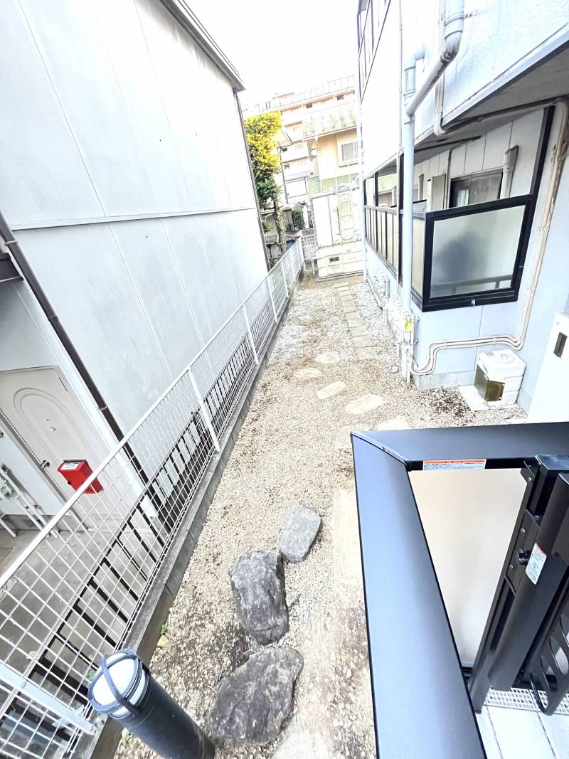 広い庭の一ヶ所