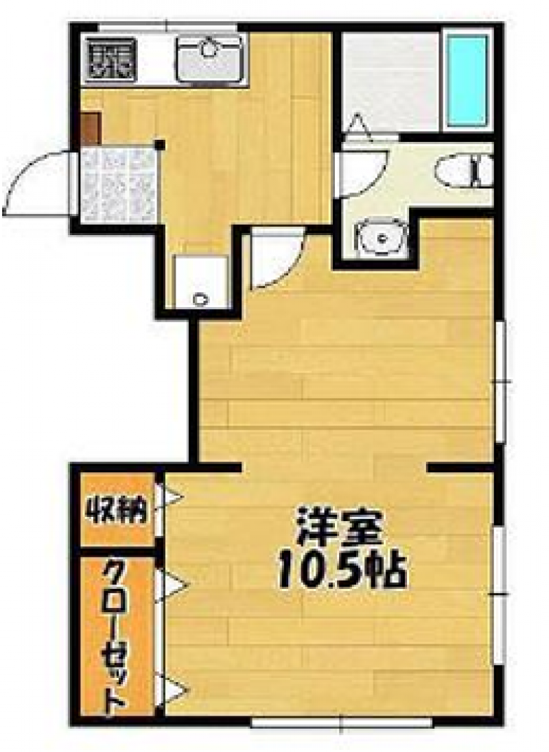 広めのお部屋です。
