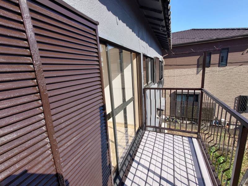 ベランダ 2025年床板張替え済