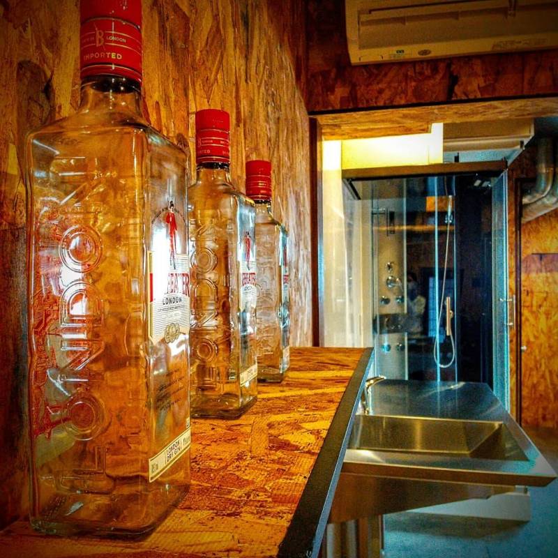 合板部分は棚付け自由！
好きに棚を付けてカスタマイズ！