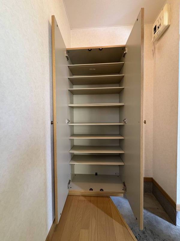 玄関の大容量のシューズクローゼットも２つ設置